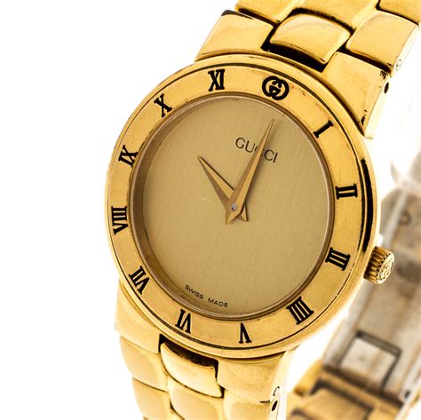 gucci gold.watch